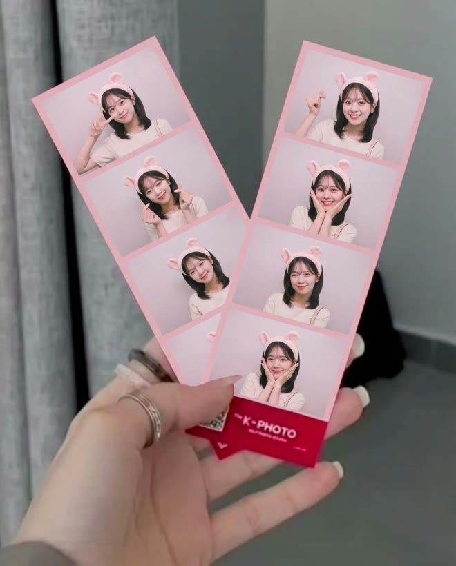 Printed K-Photo strip with QR code